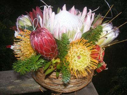 Protea floral arrangement